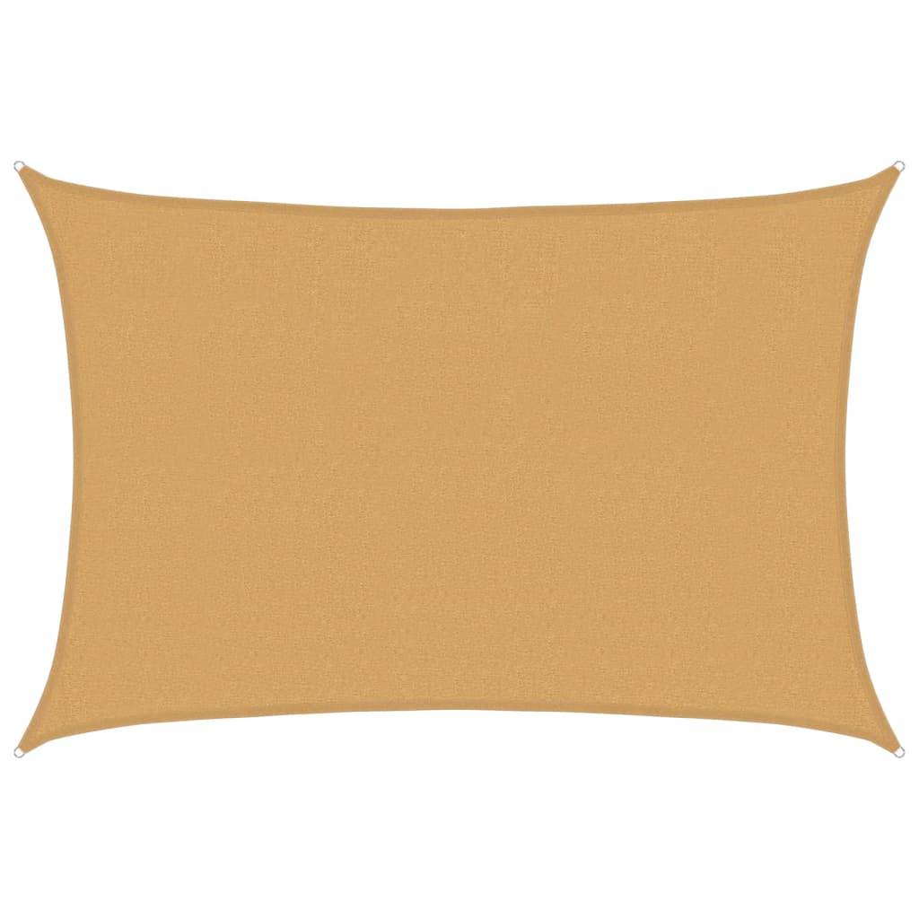 Vidaxl zonnezil 160 g m² rectangulaire 2,5x4 m de sable HDPE -Colored