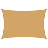 Vidaxl zonnezil 160 g m² rectangulaire 2,5x4 m de sable HDPE -Colored