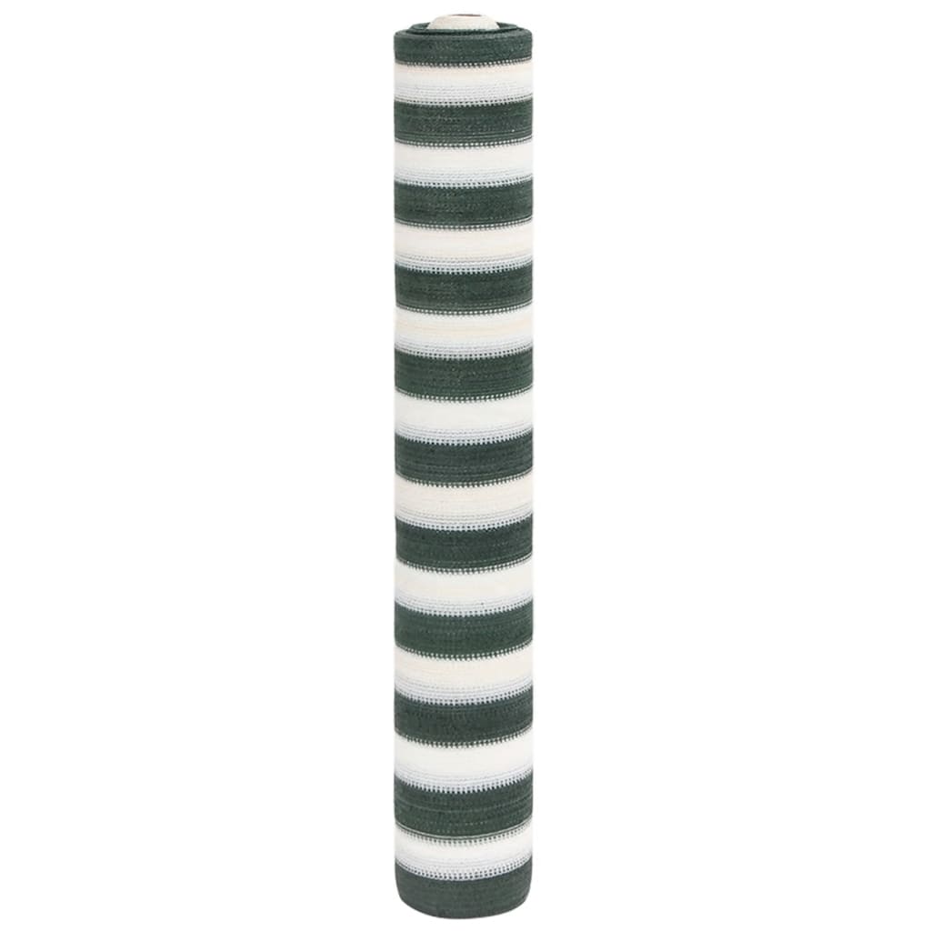 Vidaxl PrivacyNet 75 g m² 1,2 x 50 M HDPE Green und Weiß