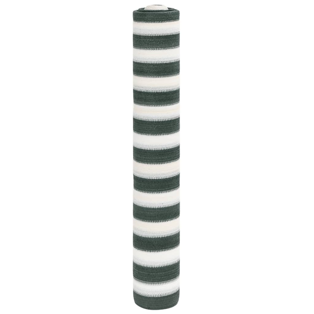 Vidaxl privacynet 75 g m² 2x10 m HDPE verde y blanco