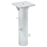 Vidaxl Parasol Foot for in the Ground 16x16x39,5 cm ocelová stříbrná barva