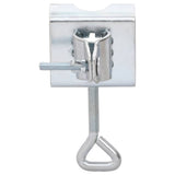 Pinces de parasol Vidaxl pour balcon 2 pcs 32 mm en acier galvanisé