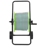 Vidaxl Hose Reel Auto fir 60 m 1 2 Hose Stol Green