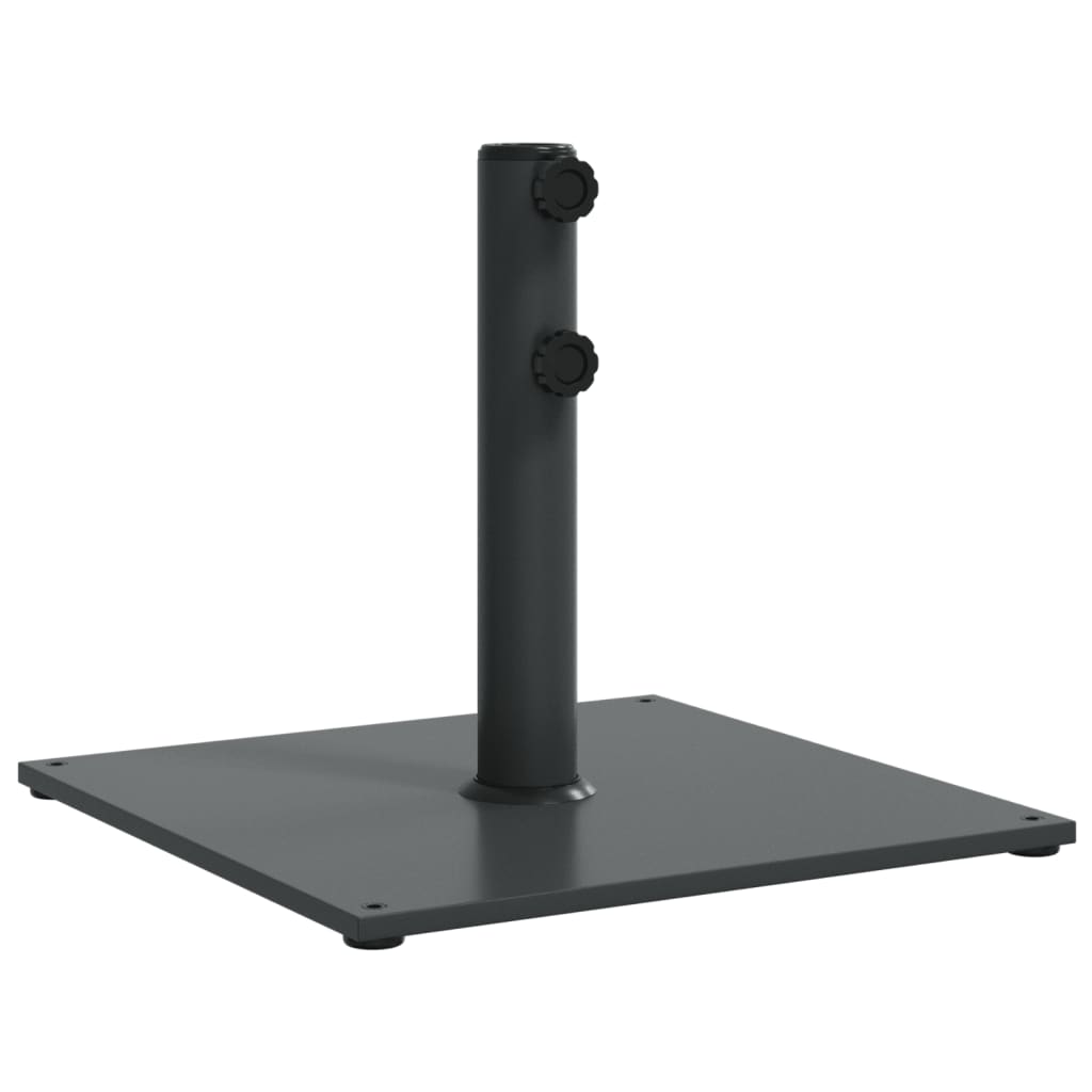 VIDAXL -Parasol -Basis für Stöcke von Ø32 38 48 mm 17 kg Quadrat