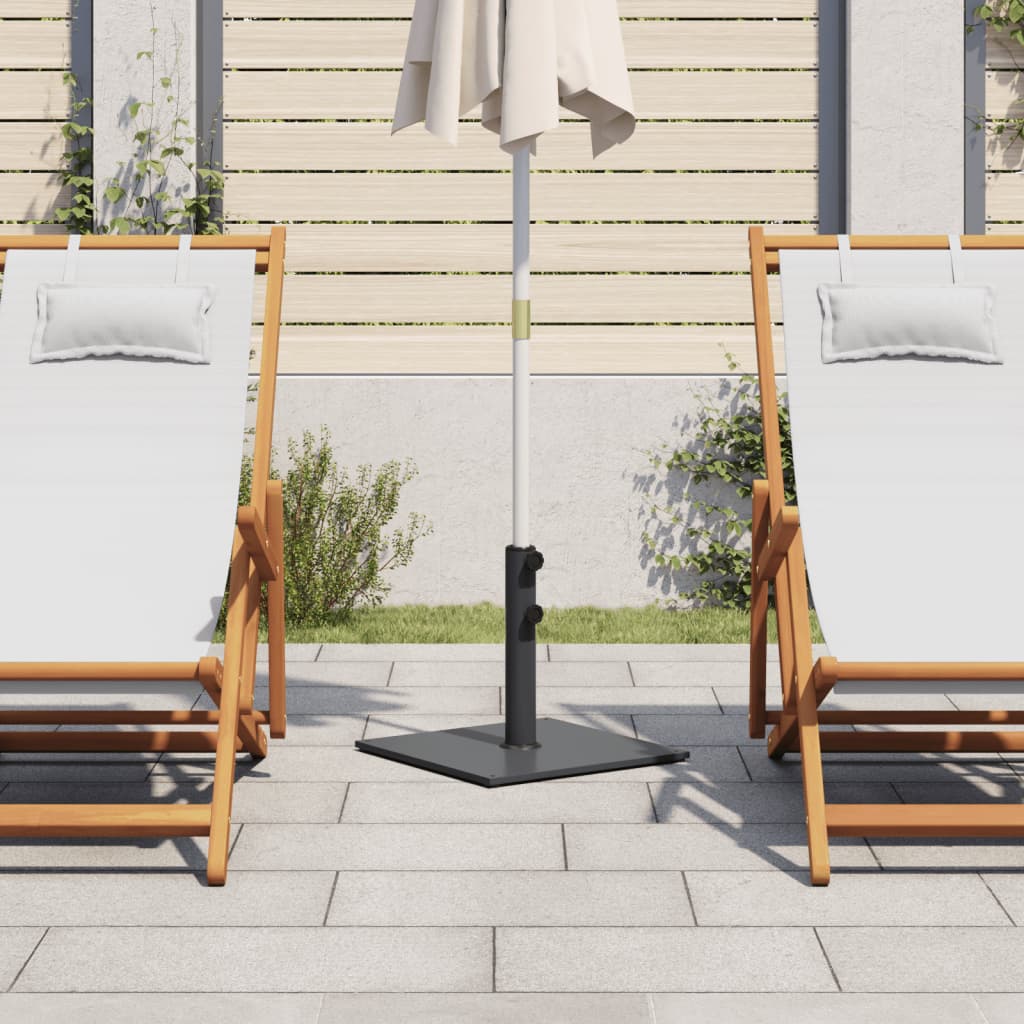 VIDAXL -Parasol -Basis für Stöcke von Ø32 38 48 mm 17 kg Quadrat