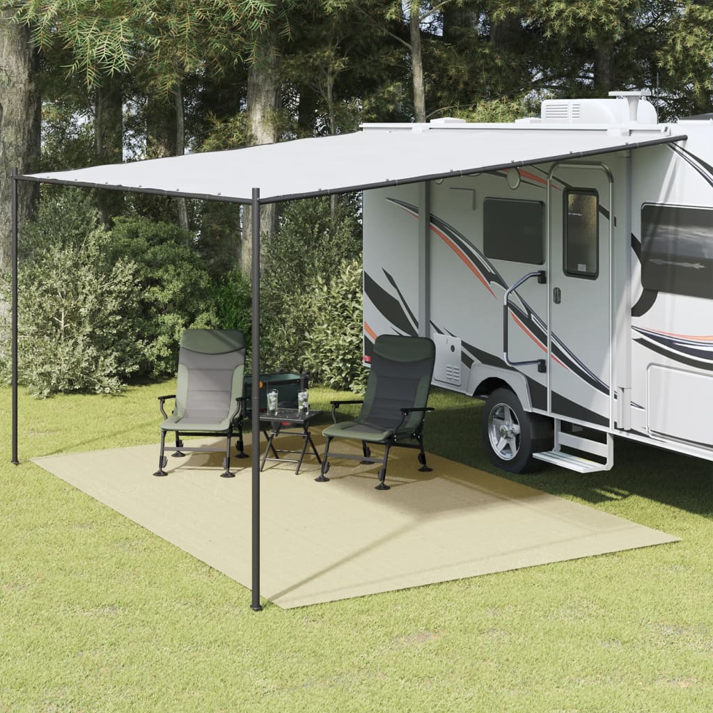 Vidaxl Zelt Teppech 5x3 M Crème faarweg