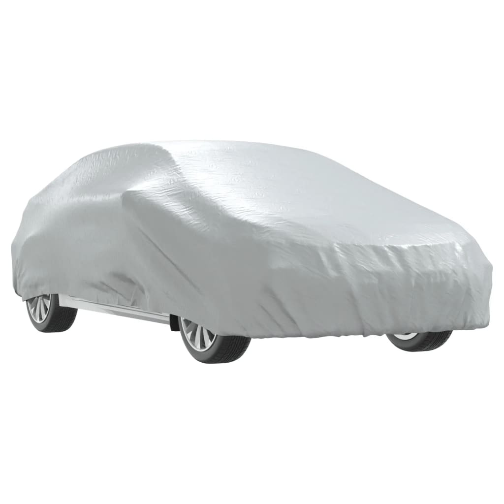 Vidaxl Autohoes per berlina con spruzzi l completamente argento