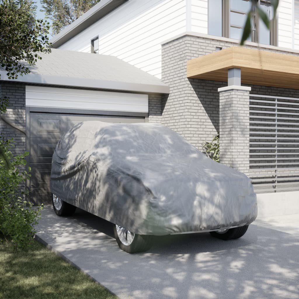Vidaxl Coperchio automatico per tessuto SUV L non tessuto completamente grigio