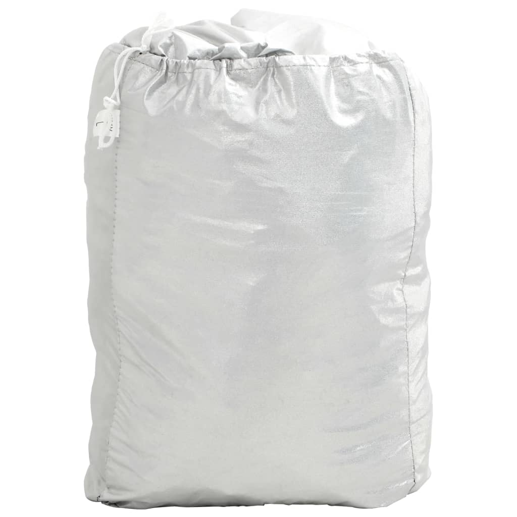 VidaXL Autohoes for Sedan with spreads l peva silver colored