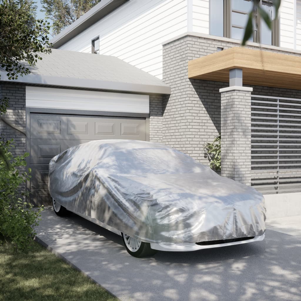 Vidaxl AutoHoes pour berline avec pulvérisation xl peva argent colored