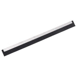 Teste di asciugamento del pavimento Vidaxl 5 ST 55x2x5 cm in acciaio e gomma