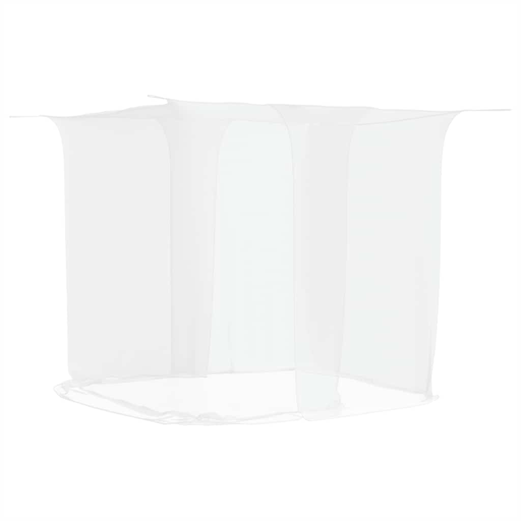 Vidaxl Hanging Mosquiton Net 156 Mesh 220x150x180 cm Weiß