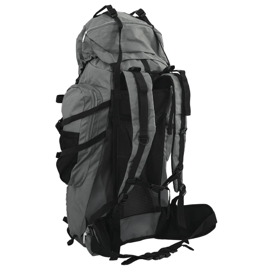 Vidaxl Walking Backpack 100 L Oxford Fabric Grey