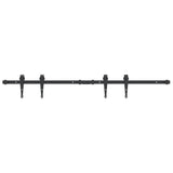 Sospensione Vidaxl Set per porta scorrevole 122 cm in acciaio al carbonio