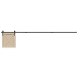 Sospensione Vidaxl Set per porta scorrevole 244 cm in acciaio al carbonio