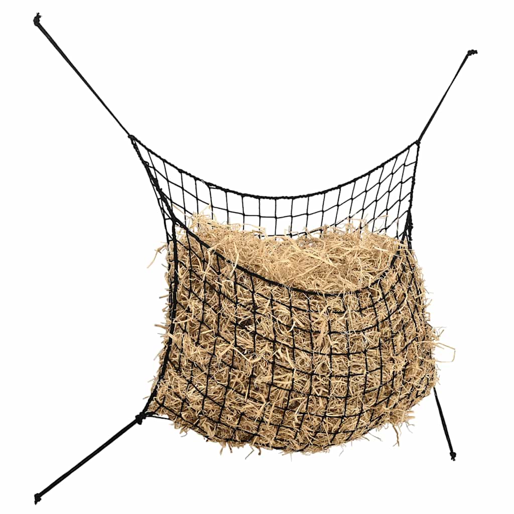 Vidaxl Hooinets 2 St 100x90 cm rektangulær polypropen sort
