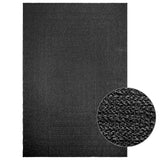 Vidaxl Rug Zizur inde og uden for 200x290cm jute look anthracite