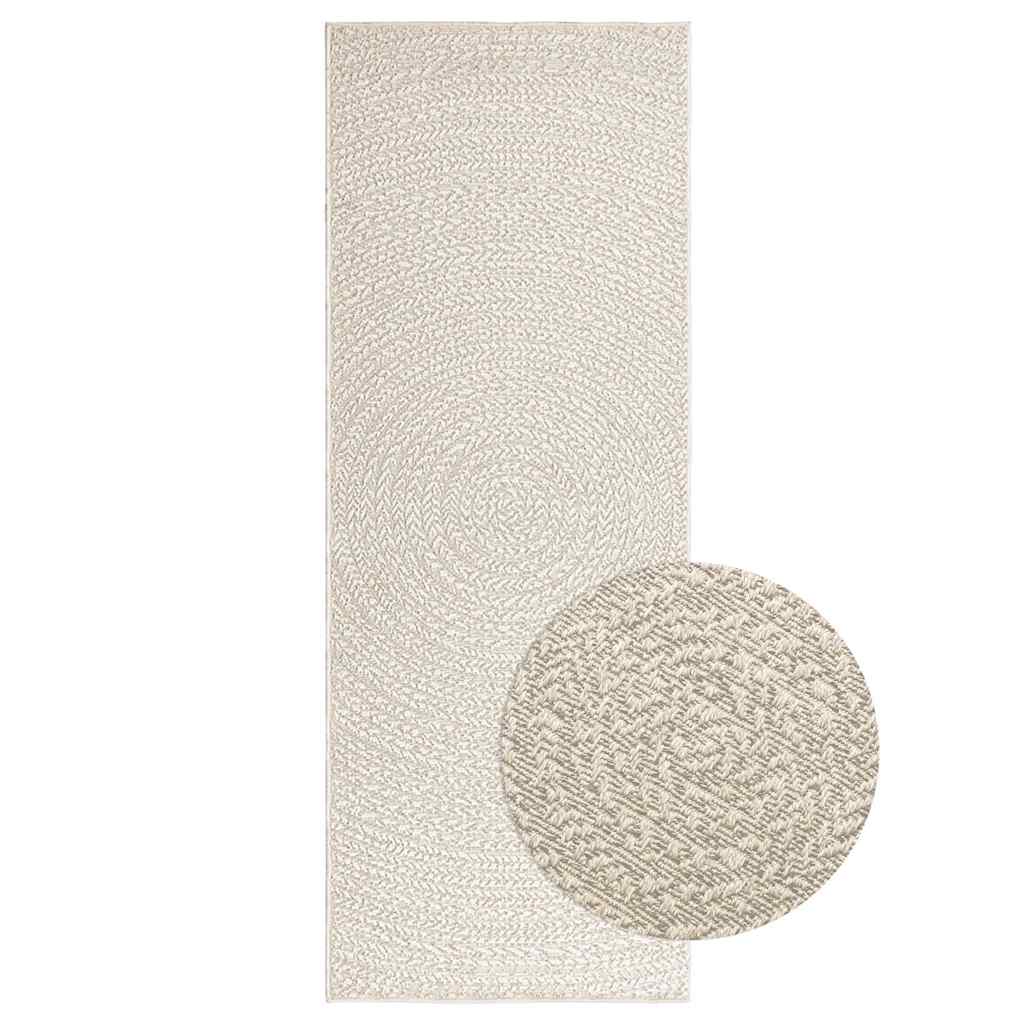 Vidaxl rug Zizur Room inside and outside 80x200 cm jute look