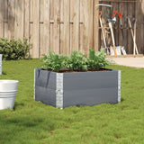 Vidaxl Planning Box 80x60 cm Solid Pine Grey