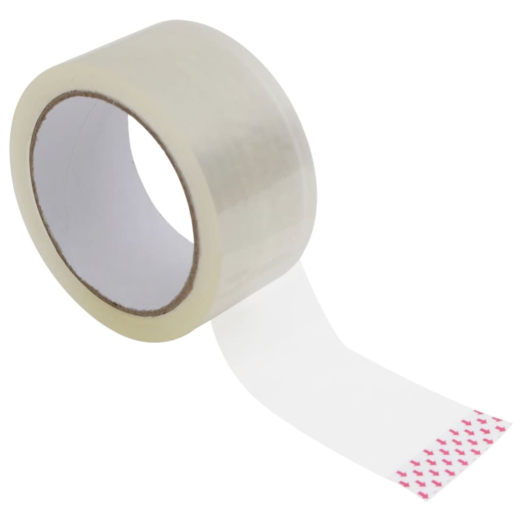 Vidaxl Packaging Stapes 12 St 48 mm x 66 m Transparent