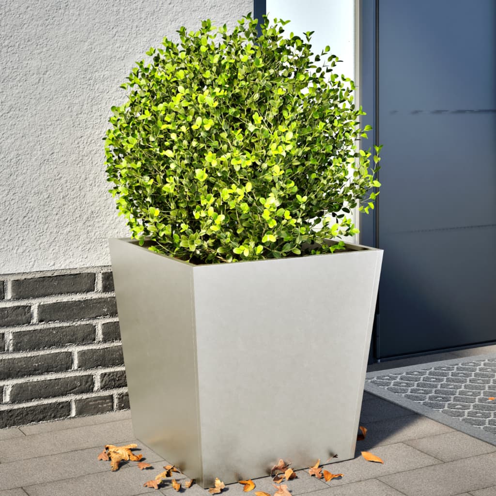 Vidaxl Planters 2 ST 50x50x50 cm rostfritt stål