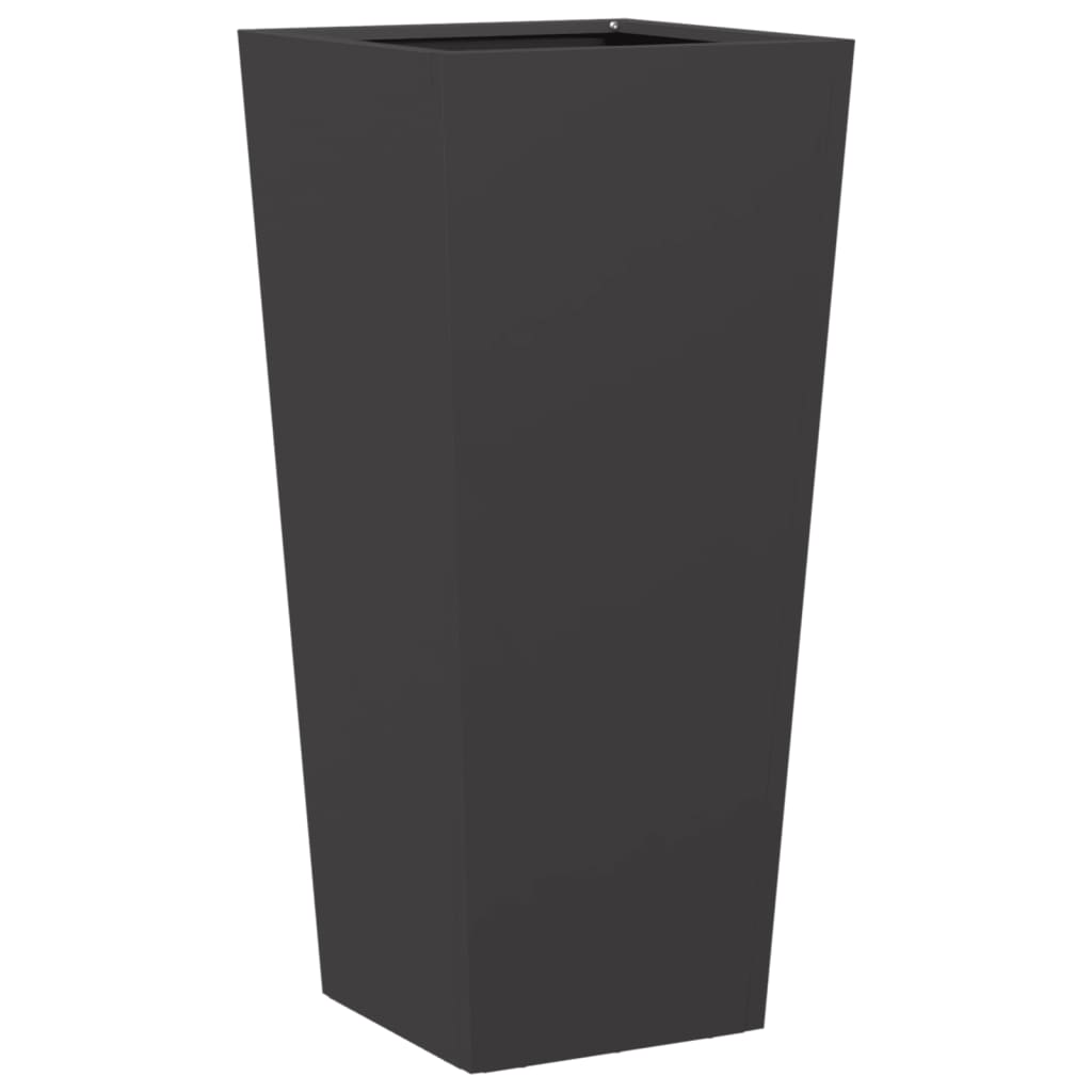 Vidaxl Planning Box 35x35x75 cm ocel černá