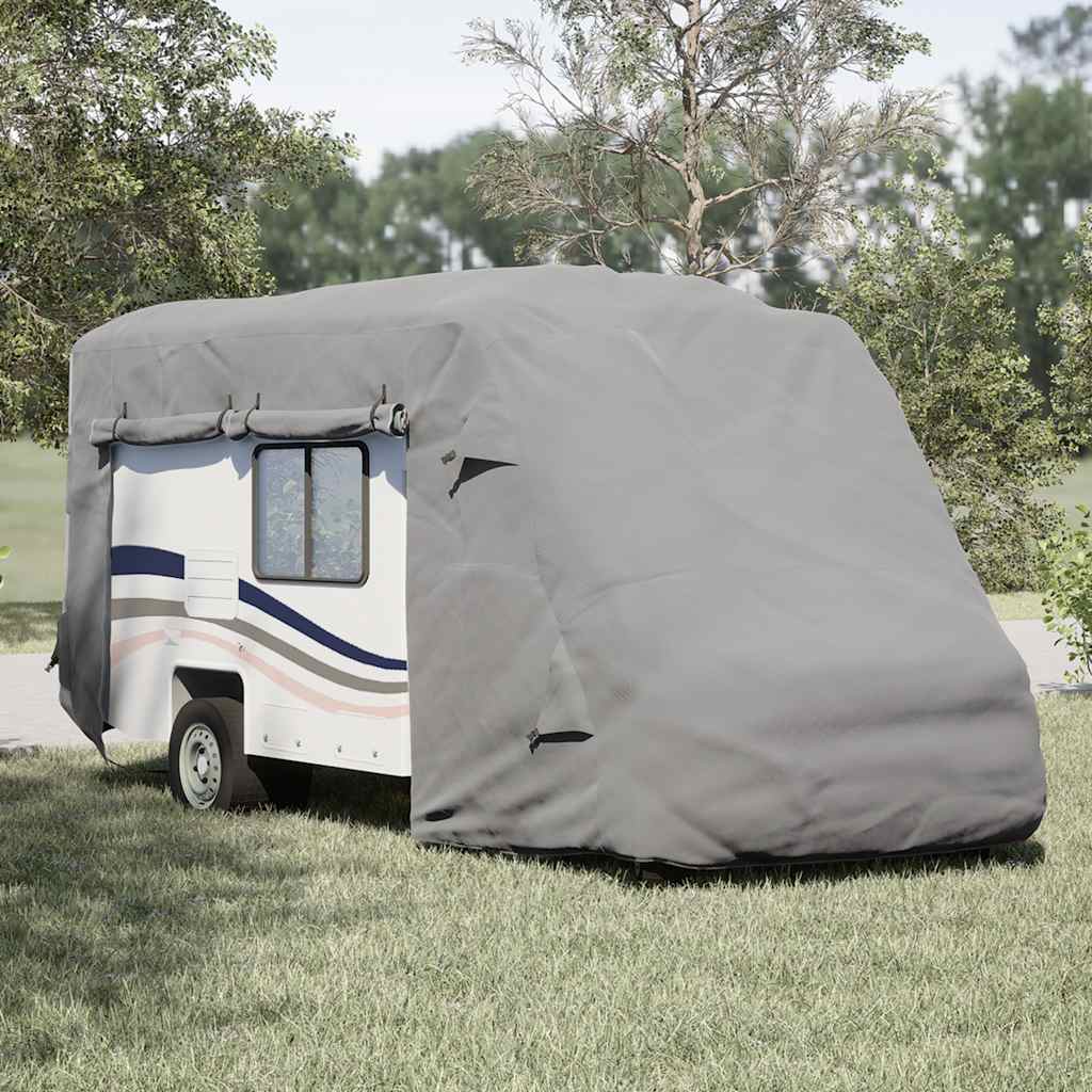 Vidaxl Camper cubre 610x235x275 cm Vliesvlies Gray