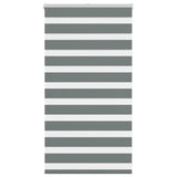 Vidaxl Zebra Roller Slepi 80x100 cm širina prahu 75,9 cm temno siva