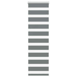 Vidaxl Zebra roller blind 50x150 cm Fabric width 45.9 cm dark gray