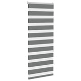 Vidaxl zebra válcový slepý 55x150 cm Šířka prachu 50,9 cm tmavě šedá