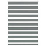 Vidaxl Zebra roller blind 95x150 cm Fabric width 90.9 cm dark gray