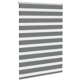 Vidaxl Zebra roller blind 95x150 cm Fabric width 90.9 cm dark gray