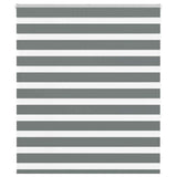 Vidaxl Zebra roller blind 120x150 cm Fabric width 115.9 cm dark gray