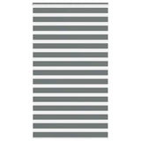 Vidaxl zebra roller slepý 135x200 cm šířka tmavé šířky 130,9 cm tmavě šedá