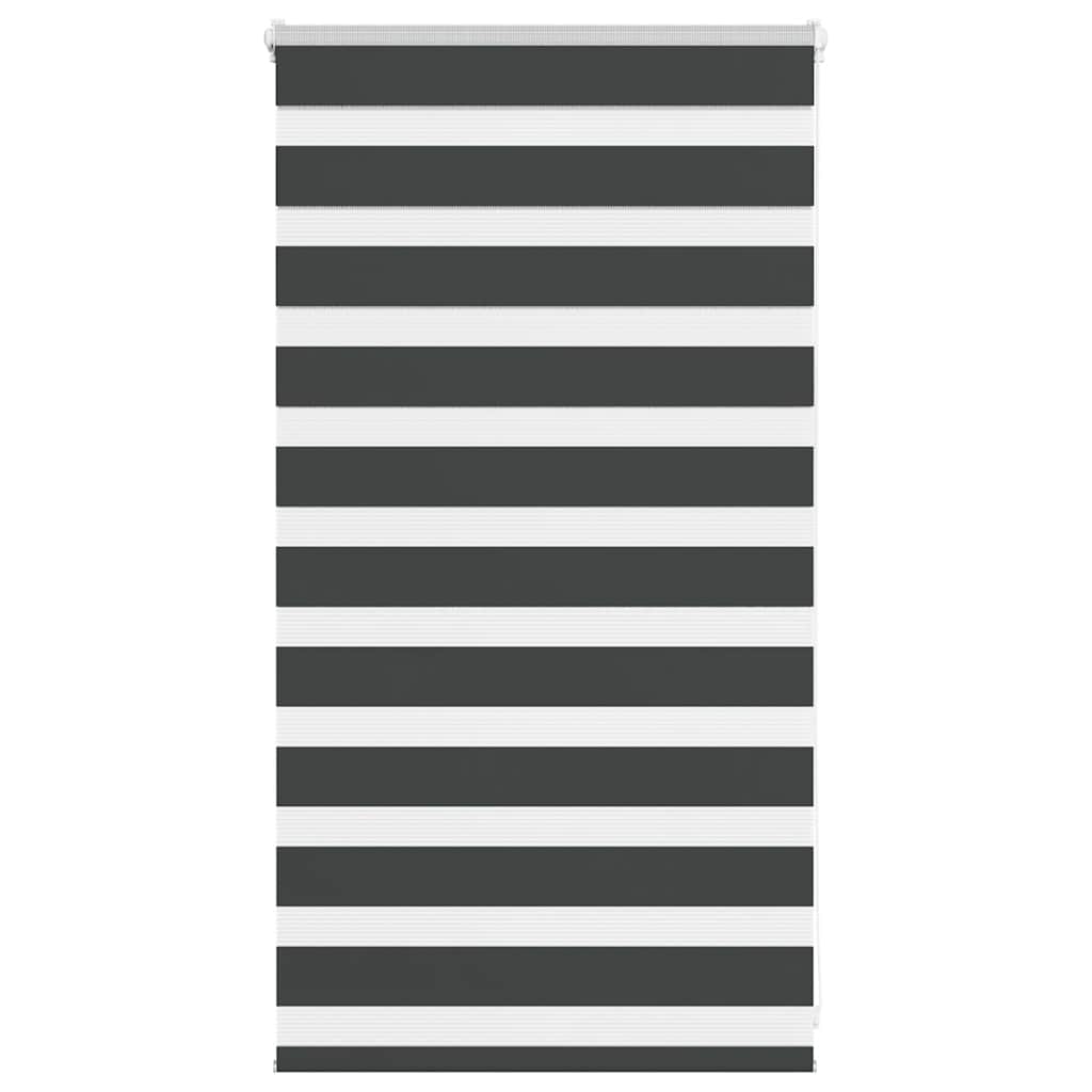 Vidaxl zebra roller slepý 80x100 cm Šířka prachu 75,9 cm černá
