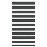 Vidaxl zebra roller slepý 80x100 cm Šířka prachu 75,9 cm černá