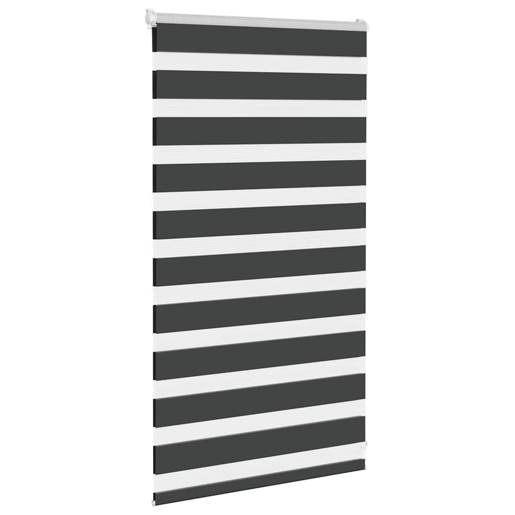 Vidaxl zebra roller slepý 80x100 cm Šířka prachu 75,9 cm černá