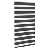 Vidaxl zebra roller slepý 80x100 cm Šířka prachu 75,9 cm černá