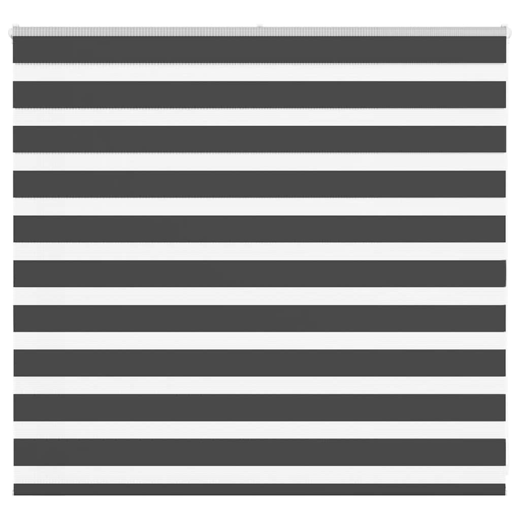 Vidaxl Zebra roller blind 165x100 cm dust width 160.9 cm black