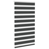 Vidaxl zebra Roller Blind 70x150 cm Šířka prachu 65,9 cm černá
