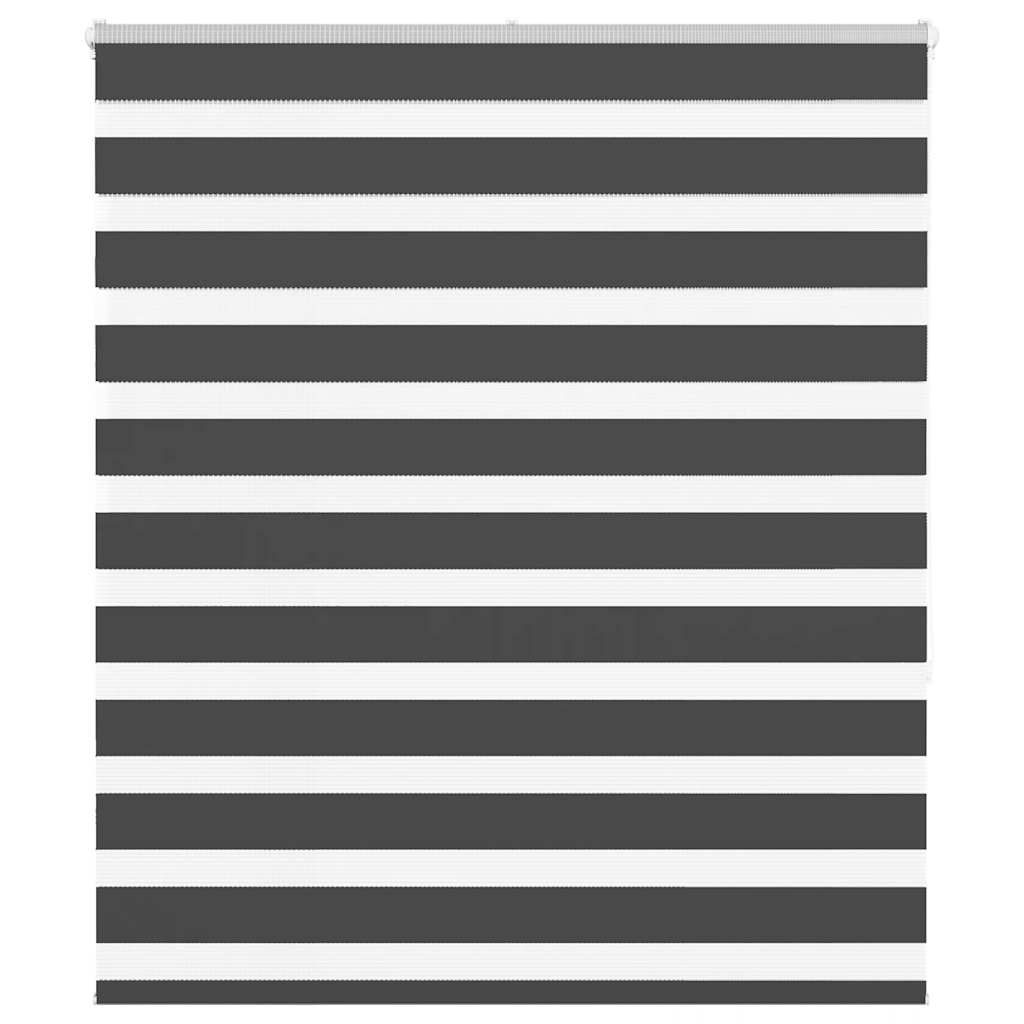 Vidaxl zebra roller slepý 120x150 cm šířka tkaniny 115,9 cm černá