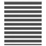 Vidaxl zebra roller slepý 120x150 cm šířka tkaniny 115,9 cm černá
