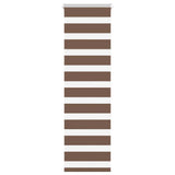 Vidaxl Zebra roller blind 40x150 cm dust width 35.9 cm polyester brown