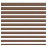 Vidaxl Zebra Roller Slepi 155x150 cm Širina tkanine 150,9 cm poliestrska rjava