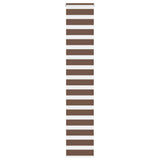Vidaxl Zebra roller blind 45x200 cm dust width 40.9 cm polyester brown