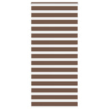 Vidaxl Zebra Roller Slepi 100x200 cm Širina prahu 95,9 cm poliestrska rjava