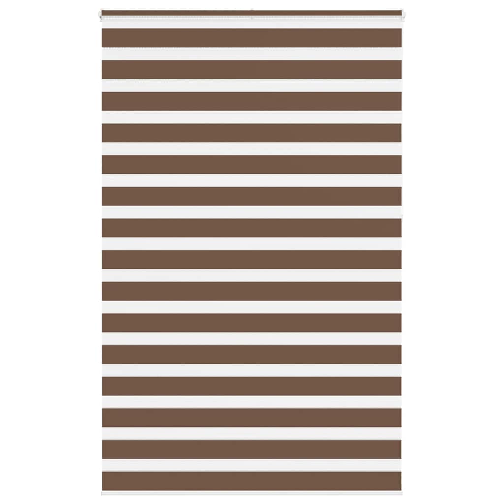 Vidaxl Zebra roller blind 145x230 cm Fabric width 140.9 cm polyester brown