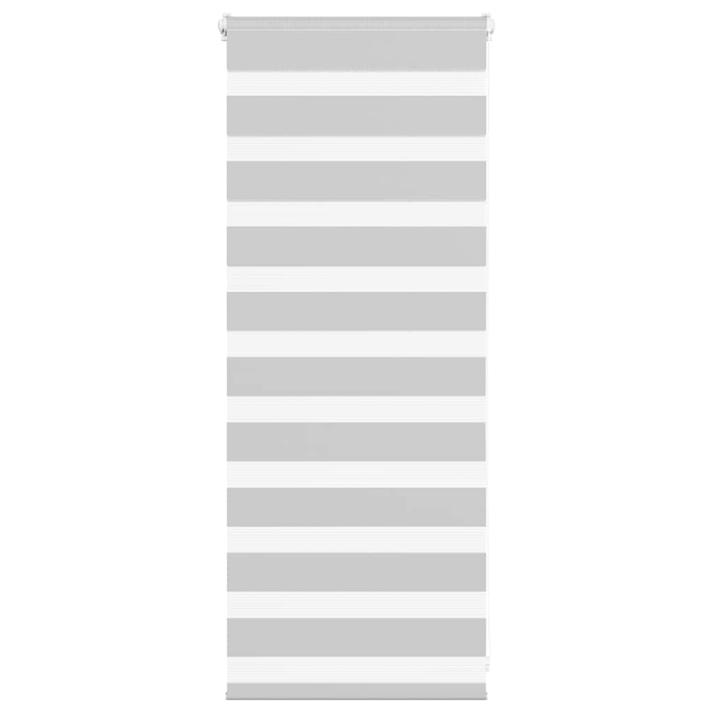 Vidaxl Zebra Roller Blind 60x100 cm Szerokość pyłu 55,9 cm jasnoszary