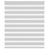 Vidaxl Zebra roller blind 120x100 cm Fabric width 115.9 cm light gray