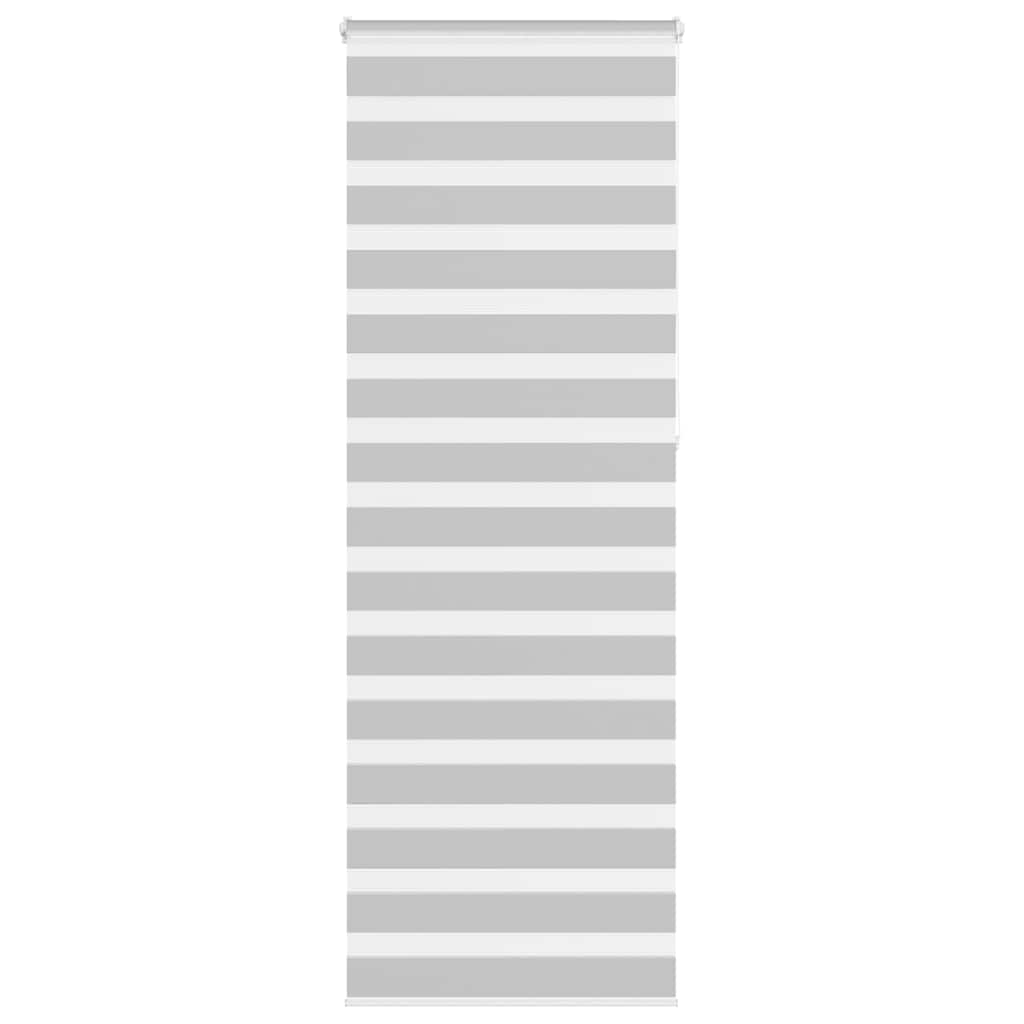 Vidaxl Zebra roller blind 70x230 cm Fabric width 65.9 cm light gray